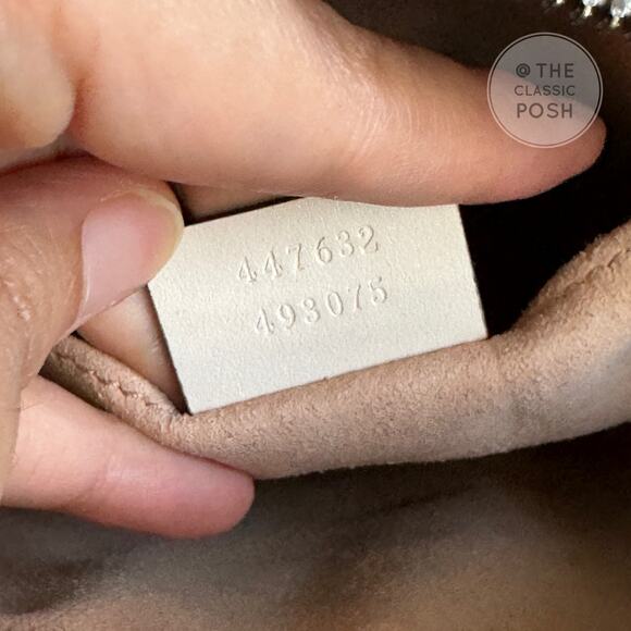 EUC Gucci Marmont Small Camera Bag White Gold HW Crossbody Bag - Picture 11 of 14